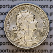 50 Centavos 1944 Alpaca, $50 centavos 1944 Republica Portuguesa, (Bela), World Coins Portugal  KM 577