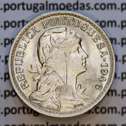 50 Centavos 1946 em Alpaca, $50 centavos 1946 Republica Portuguesa, (MBC+), World Coins Portugal  KM#577