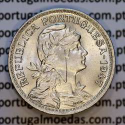 Portugal, Nickel brass coin of 50 Centavos 1947 of Portuguese Republic, (AU/UNC), World Coins Portugal KM 577