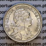 50 Centavos 1947 Alpaca, $50 centavos 1947 Republica Portuguesa, (Bela/Soberba), World Coins Portugal KM 577
