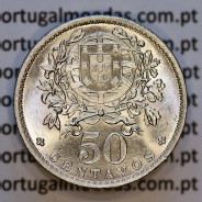 50 Centavos 1947 Alpaca, $50 centavos 1947 Republica Portuguesa, (Soberba), World Coins Portugal  KM 577