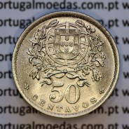 50 Centavos 1947 Alpaca, $50 centavos 1947 Republica Portuguesa, (Bela), World Coins Portugal  KM#577