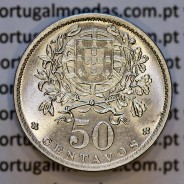 50 Centavos 1955 Alpaca, $50 centavos 1955 Republica Portuguesa, (Bela/Soberba), World Coins Portugal KM 577