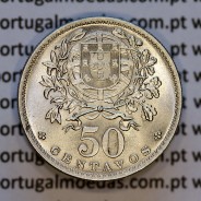 50 Centavos 1955 Alpaca, $50 centavos 1955 Republica Portuguesa, (Soberba) World Coins Portugal KM#577
