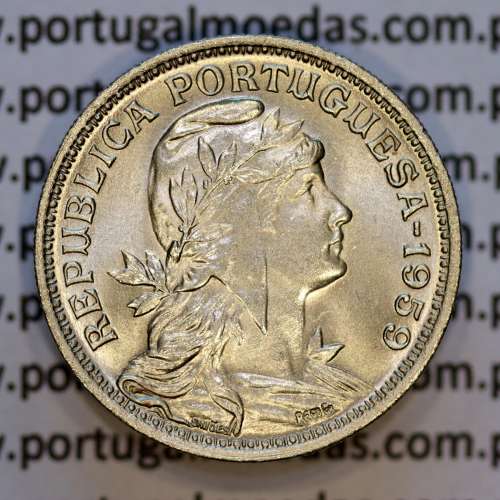 50 Centavos 1959 Alpaca, $50 centavos 1959 Republica Portuguesa, (Soberba), World Coins Portugal KM 577