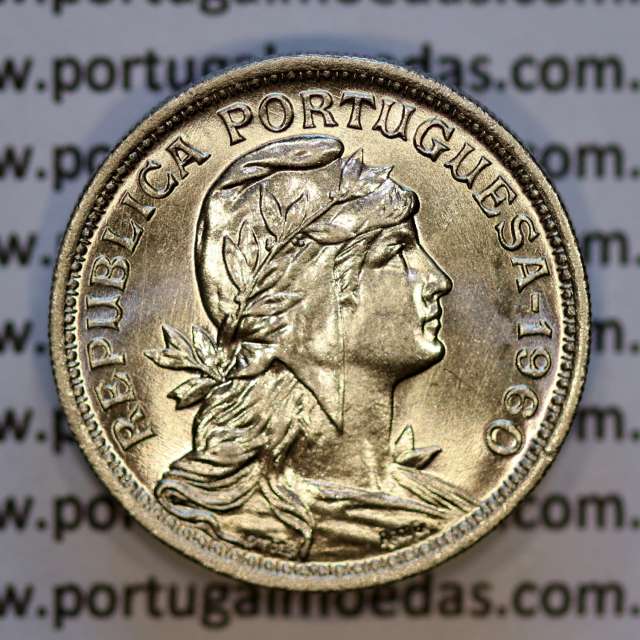 50 Centavos 1960 Alpaca, $50 centavos 1960 Republica Portuguesa, (Soberba), World Coins Portugal KM 577