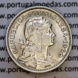 Portugal, Nickel brass coin of 50 Centavos 1960 of Portuguese Republic, (AU), World Coins Portugal KM 577