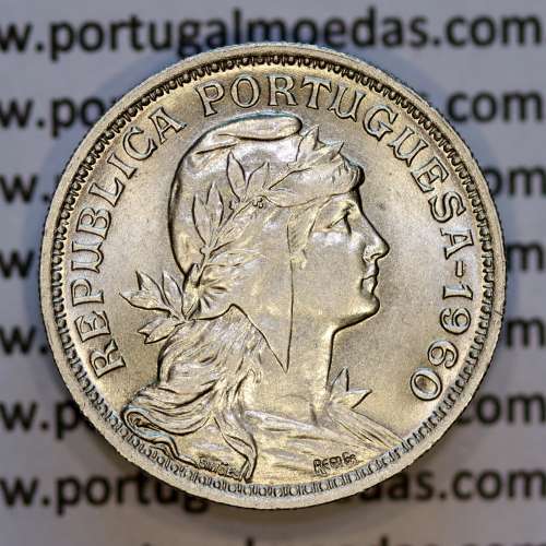50 Centavos 1960 Alpaca, $50 centavos 1960 Republica Portuguesa, (Bela), World Coins Portugal KM577