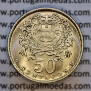 50 Centavos 1963 Alpaca, $50 centavos 1963 Republica Portuguesa, (Soberba), World Coins Portugal KM 577