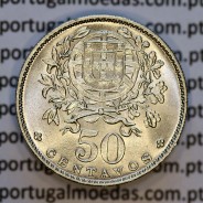 50 Centavos 1964 Alpaca, $50 centavos 1964 Republica Portuguesa, (Soberba), World Coins Portugal KM 577
