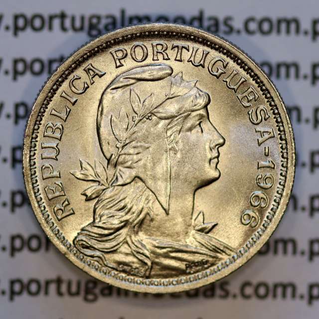 Portugal, Nickel brass coin of 50 Centavos 1966 of Portuguese Republic, (UNC), World Coins Portugal KM 577