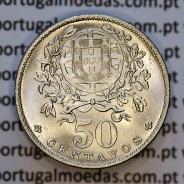 50 Centavos 1966 Alpaca, $50 centavos 1966 Republica Portuguesa, (Soberba), World Coins Portugal KM 577