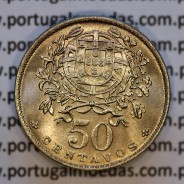 50 Centavos 1968 Alpaca, $50 centavos 1968 Republica Portuguesa, (Soberba), World Coins Portugal KM 577