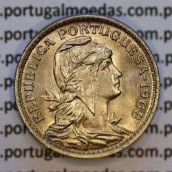 Portugal, Nickel brass coin of 50 Centavos 1968 of Portuguese Republic, (UNC), World Coins Portugal KM 577