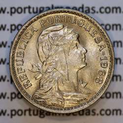 Portugal, Nickel brass coin of 50 Centavos 1968 of Portuguese Republic, (UNC), World Coins Portugal KM 577