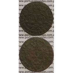 MOEDA V REIS COBRE 1799 (BC+) - LETRAS PEQUENAS / DATA MÉDIA - 26 FRUTOS - D. MARIA I
