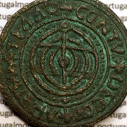 Conto Para Contar de D. João III 1521-1557, Legenda: ✶CONTV✶DECONT✶AR:FAZ✶CONTA / ♣CONTV.♣DECOT♣AR:ET•AR♣TE•A•A•R