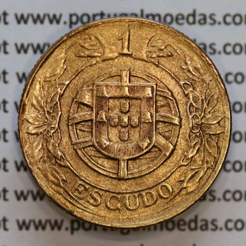 coin of 1 escudo of 1926 Aluminium-Bronze of the Portuguese Republic, 1$00 "Escudo" 1926, (VF), World Coins Portugal KM 576