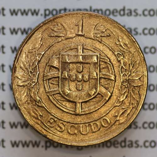 Portugal coin of 1 escudo of 1926 Aluminium-Bronze, 1$00 "Escudo" 1926 Aluminium-Bronze, (VF), World Coins Portugal KM 576