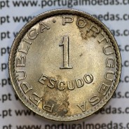1 Escudo 1949 alpaca de Cabo Verde, 1$00 escudo alpaca 1949, Ex-Colónia de Cabo verde, (Bela), World Coins Cape Verde KM 7