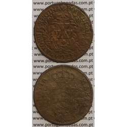 MOEDA X REIS COBRE 1799 (MBC) - COROA BAIXA/DATA PEQUENA - 26 FRUTOS - D. MARIA I
