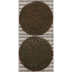 MOEDA X REIS COBRE 1799 (MBC) COROA ALTA/DATA PEQUENA - 26 FRUTOS - D. MARIA I