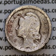 10 Centavos 1921 Cuproníquel Angola, "$10" Dez centavos 1921 Angola, (REG), Ex-Colónia Portuguesa, World Coins Angola KM 63