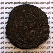 Ceitil Cobre de D. Afonso V (1438 -1481), Ceitil (1/6 Real Branco) Tipologia do catálogo F. Magro 1º Grupo - A5.1.2.14