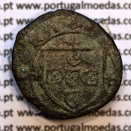 Ceitil Cobre de D. Afonso V (1438 -1481), Ceitil (1/6 Real Branco) Tipologia do catálogo F. Magro 8º Grupo - A5.8.4.9