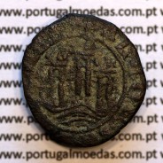 Ceitil Cobre de D. Afonso V (1438 -1481), Ceitil (1/6 Real Branco) Tipologia do catálogo F. Magro 8º Grupo - A5.8.4.9