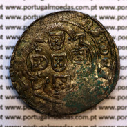 Portugal, billon coin of Real Branco of D. João I (1385-1433), "L" Lisboa, Legend ✚ADIVTORIVm✿nOSTRVm✿QVI /✿F€CIT✿C€LLVm✿€T✿
