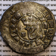 Portugal, billon coin of Real Branco of D. João I (1385-1433), "L" Lisboa, Legend ✚ADIVTORIVm✿nOSTRVm✿QVI /✿F€CIT✿C€LLVm✿€T✿