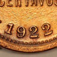 Portugal, bronze coin of 5 centavos 1922, $05 centavos 1922 Portuguese Republic, (XF/UNC), World Coins Portugal KM 569