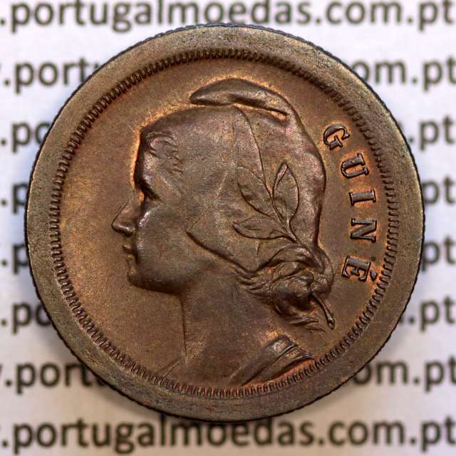 20 Centavos 1933 Bronze Guiné, $20 centavos 1933 Ex-colónia Portuguesa Guiné, (Bela), World Coins Guinea Portuguese KM 3