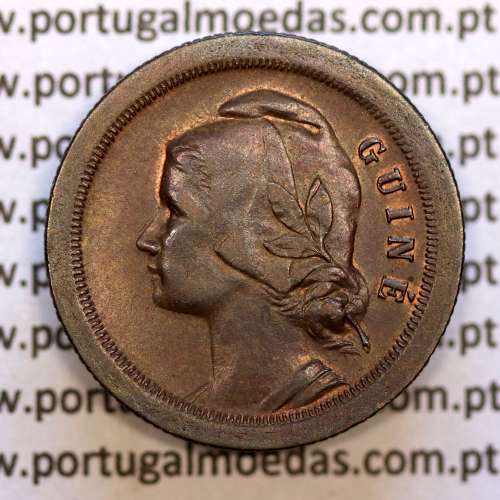 20 Centavos 1933 Bronze Guiné, $20 centavos 1933 Ex-colónia Portuguesa Guiné, (Bela), World Coins Guinea Portuguese KM 3