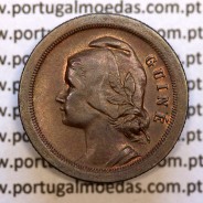 20 Centavos 1933 bronze Guiné – (Bela) – Anverso (variação de brilho 2) – Ref. AG.GU.04.01.A4