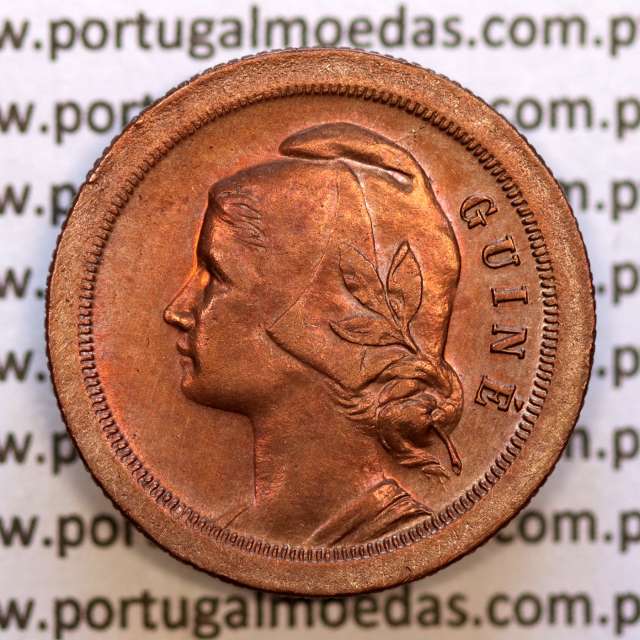 20 Centavos 1933 Bronze Guiné, $20 centavos 1933 Ex-colónia Portuguesa Guiné, (Bela), World Coins Guinea Portuguese KM 3