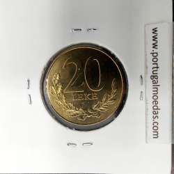 Albânia 20 Leke 1996 Bronze - Aluminío, World Coins Albania KM 78