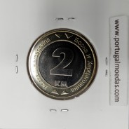 Bósnia e Herzegovina 1 konvertibillne Marka 2003 Bimetálica, World Coins Bosnia and Herzegovina KM 119