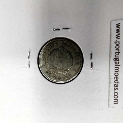 coin 10 Stotinki 1962 Nickel brass of the Bulgaria, World Coins Bulgaria KM 62