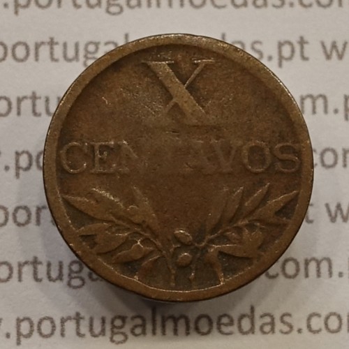 MOEDA DE DEZ CENTAVOS (X CENTAVOS) BRONZE 1942 BC