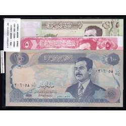 Irão - Lote de 3 Notas Diferentes-Serie 1992-2001(Não circulada)