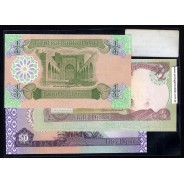 Iraq - Lot of 3 Different Banknotes-Series 1978-2003 (Not circulated)