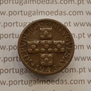 MOEDA DE DEZ CENTAVOS (X CENTAVOS) BRONZE 1943 MBC