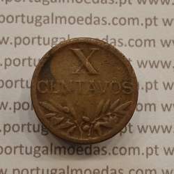 MOEDA DE DEZ CENTAVOS (X CENTAVOS) BRONZE 1943 BC