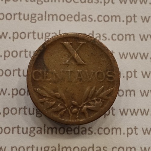 MOEDA DE DEZ CENTAVOS (X CENTAVOS) BRONZE 1943 BC