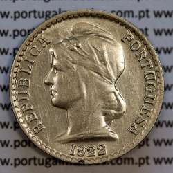Coin 50 Centavos 1922 Nickel Angola, "$50" fifty cents 1922 Former Angola Colony, (Bela), World Coins Angola KM 65