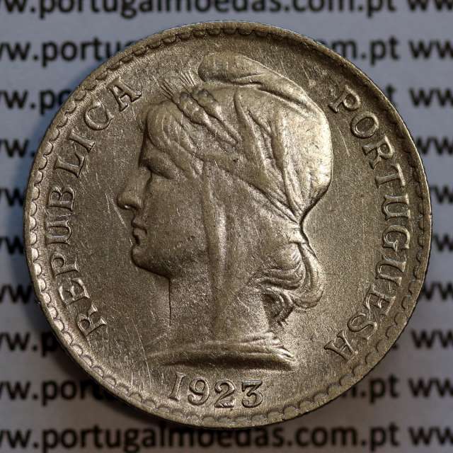 Angola, Nickel coin of 50 Centavos 1923 former portuguese colony of Angola, (VF/XF), World Coins Angola KM 65
