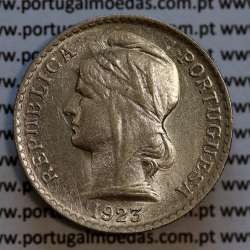 Coin 50 Centavos 1922 Nickel Angola, "$50" fifty cents 1922 Former Angola Colony, (Bela-), World Coins Angola KM 65