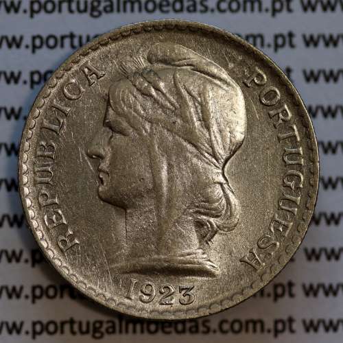 Coin 50 Centavos 1922 Nickel Angola, "$50" fifty cents 1922 Former Angola Colony, (Bela-), World Coins Angola KM 65